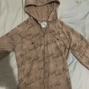 South Pole Tan Zip up Hoodie